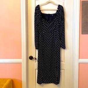 Polka Dot Lulu’s Midi Dress size XL